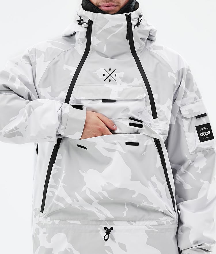 Dope Akin Veste de Ski Homme Grey Camo, Image 9 sur 8