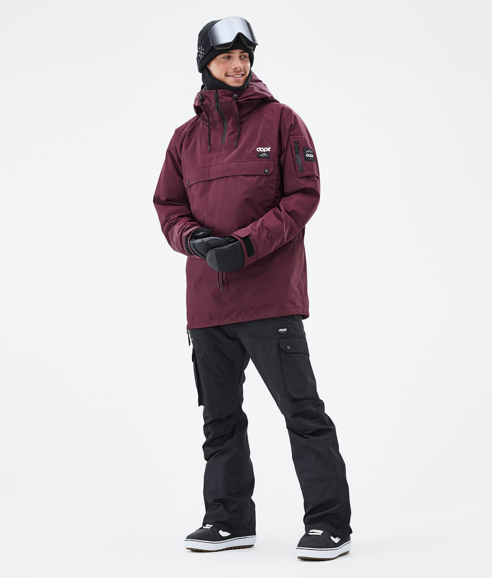 Dope Annok Veste Snowboard Homme Don Burgundy, Image 3 sur 9