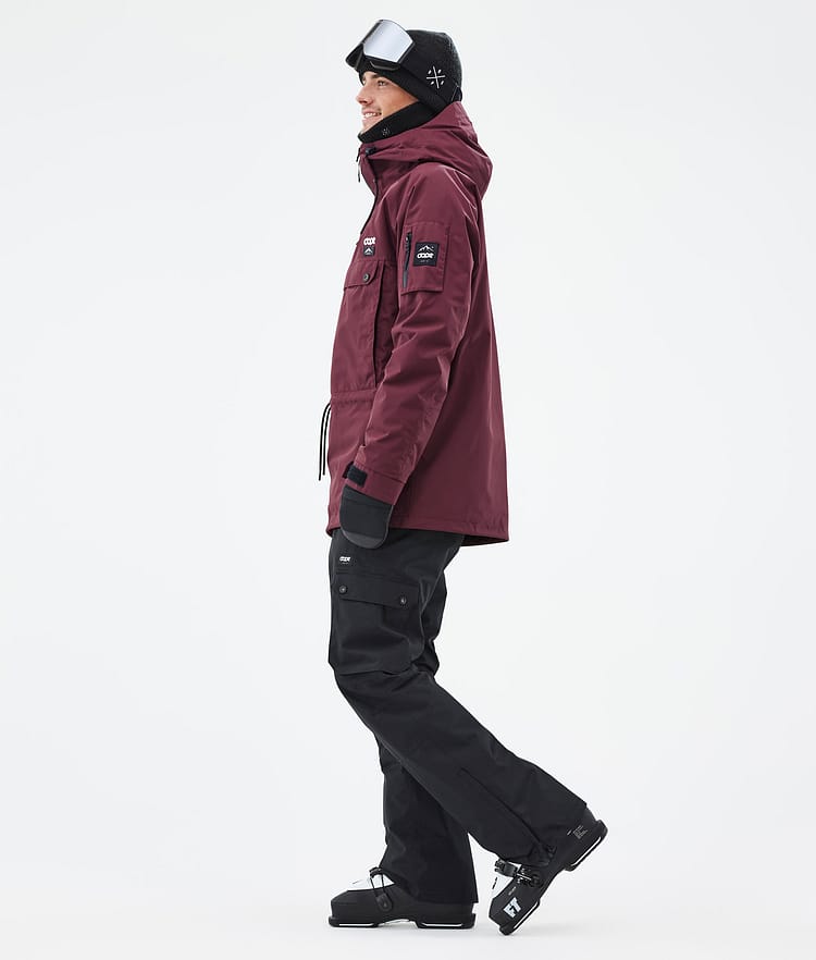 Dope Annok Veste de Ski Homme Don Burgundy, Image 4 sur 9