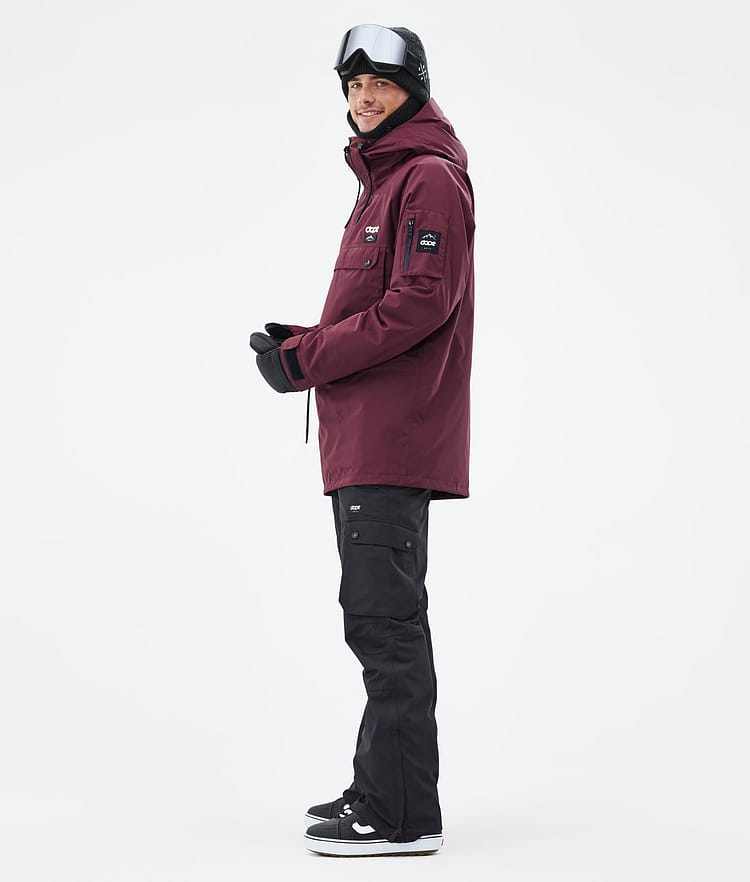 Dope Annok Veste Snowboard Homme Don Burgundy, Image 4 sur 9