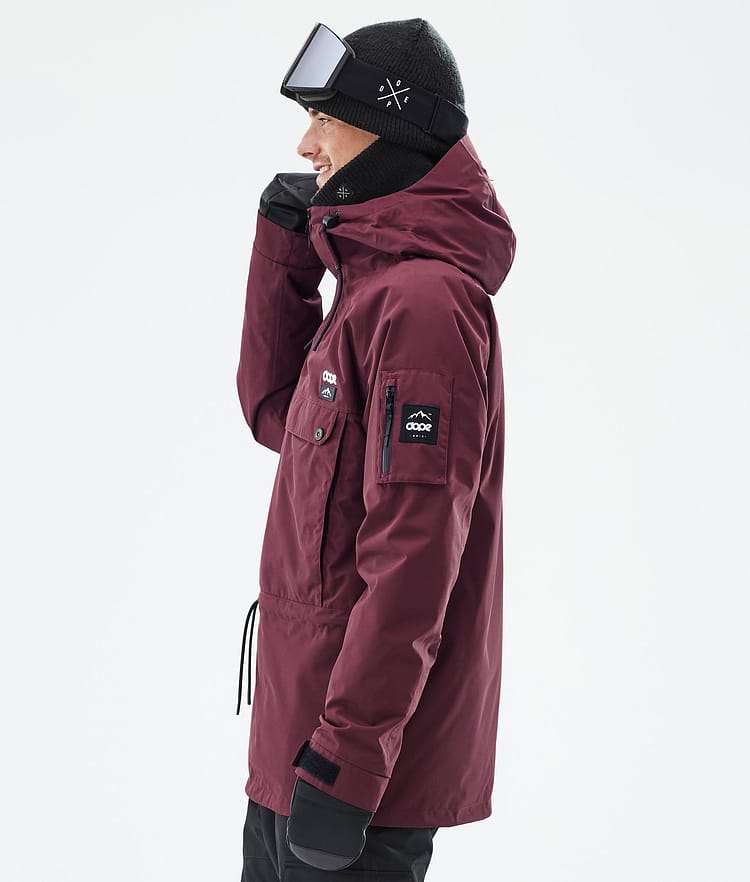 Dope Annok Veste de Ski Homme Don Burgundy, Image 6 sur 9