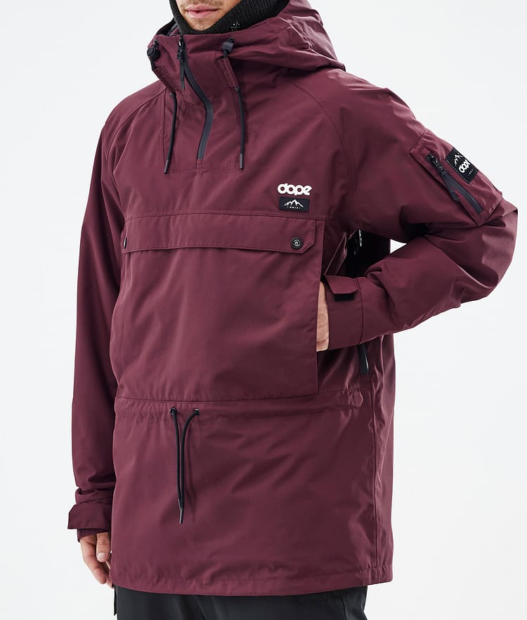 Dope Annok Veste de Ski Homme Don Burgundy, Image 8 sur 9