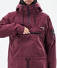 Dope Annok Veste de Ski Homme Don Burgundy, Image 9 sur 9