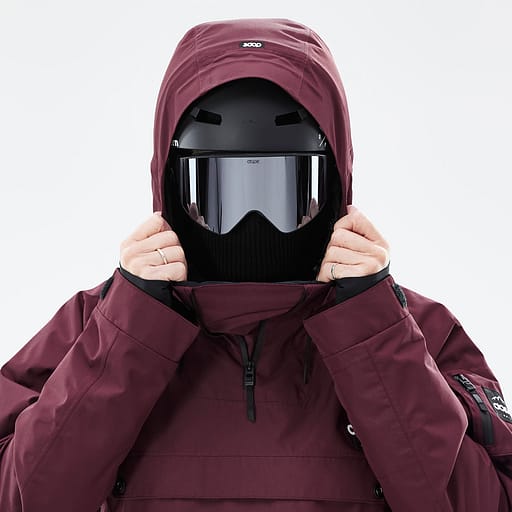 Capuche anti-tempête