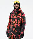 Dope Annok Snowboard Jacket Men Paint Orange