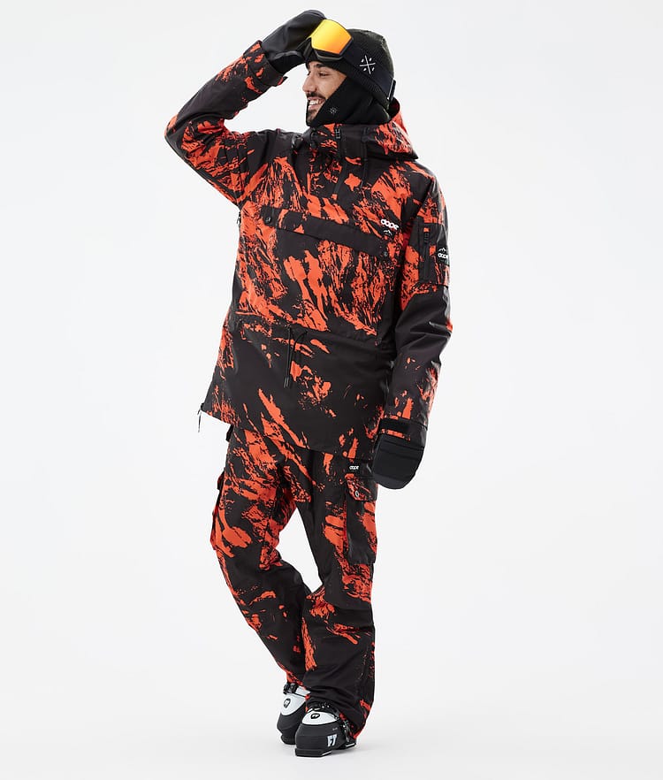 Dope Annok Ski jas Heren Paint Orange, Afbeelding 3 van 9