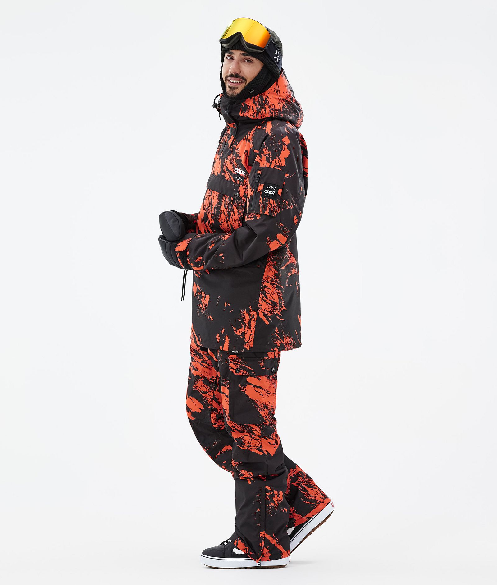 Dope Annok Veste Snowboard Homme Paint Orange, Image 4 sur 9