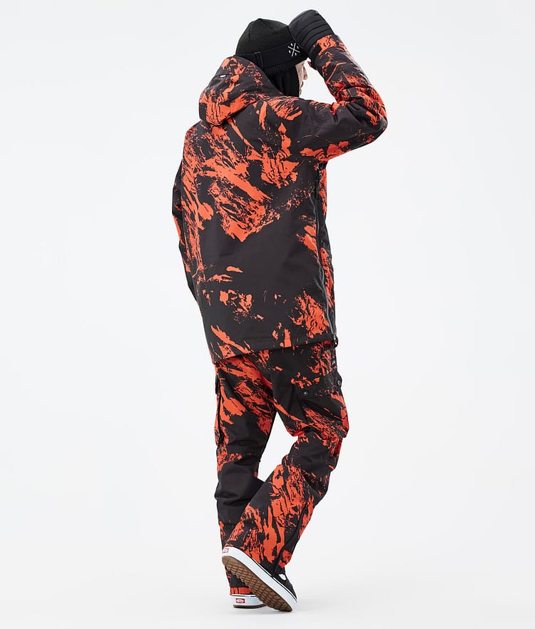 Dope Annok Giacca Snowboard Uomo Paint Orange, Immagine 5 di 9