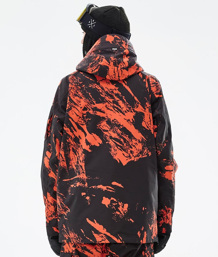 Dope Annok Giacca Snowboard Uomo Paint Orange, Immagine 7 di 9