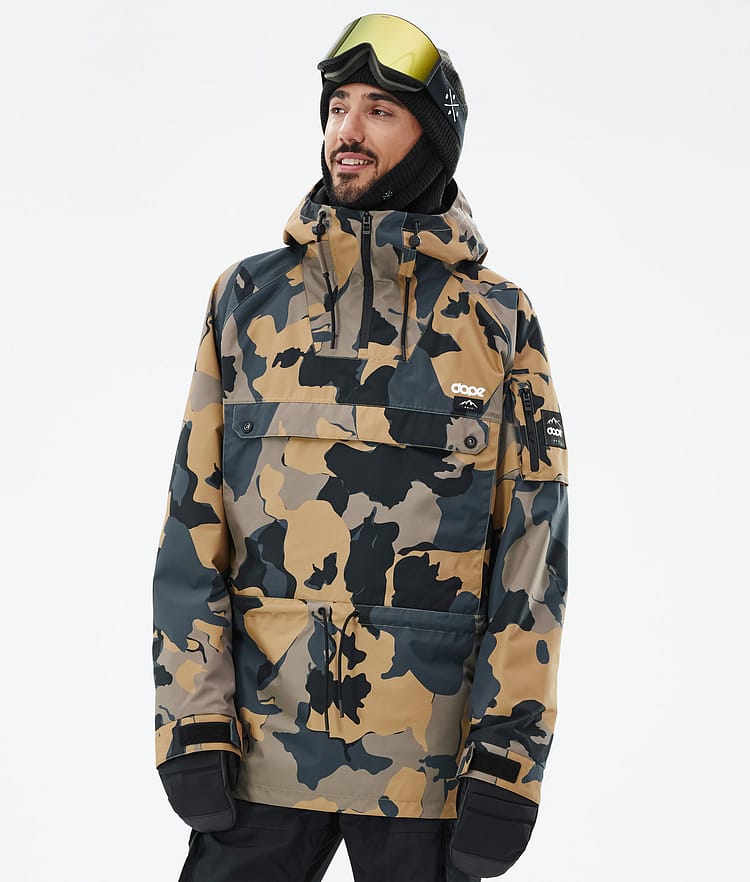 Dope Annok Snowboardjakke Herre Walnut Camo Renewed, Billede 1 af 9