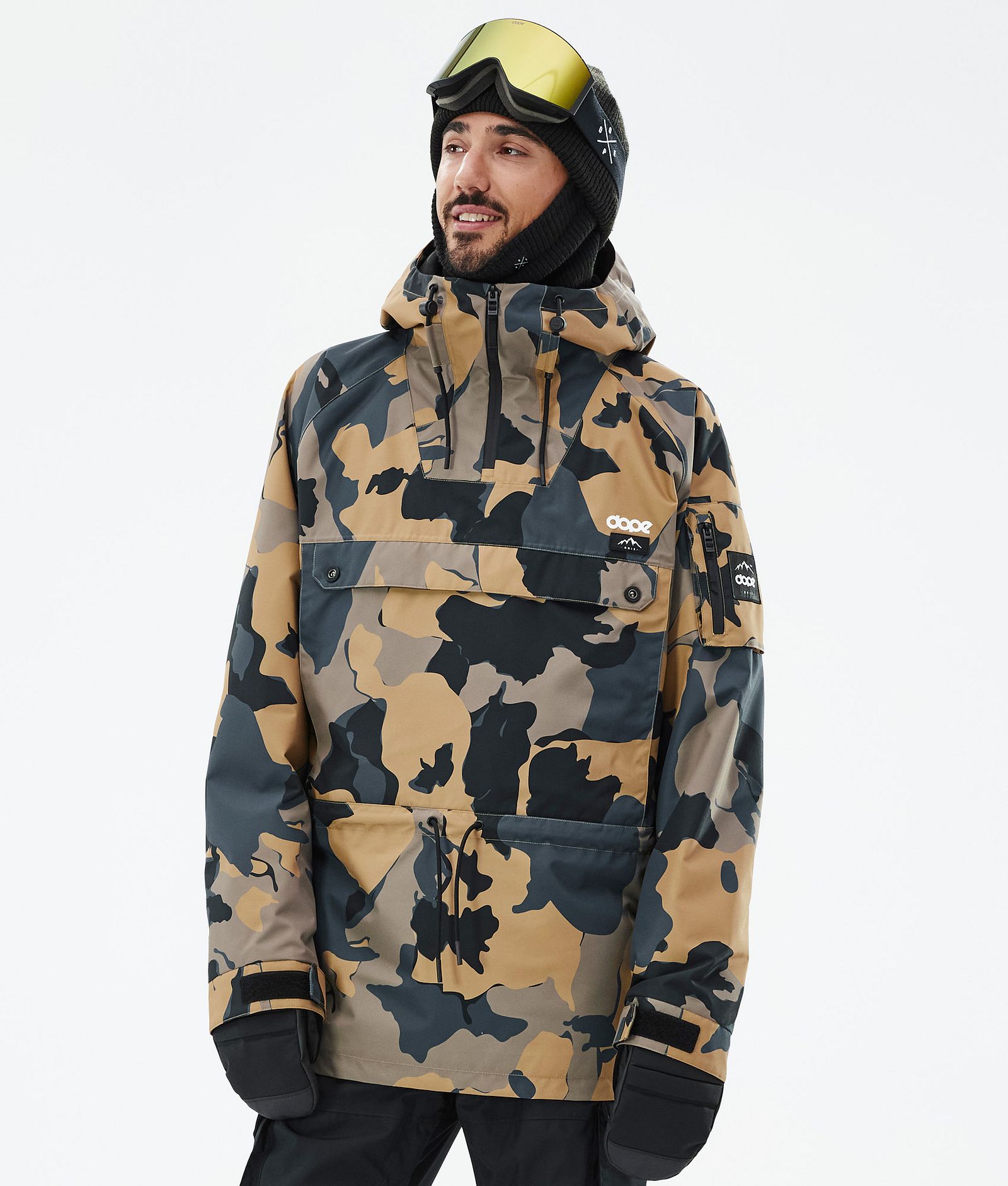 Dope Annok Snowboard Jacket Men Walnut Camo Renewed, Image 1 of 9