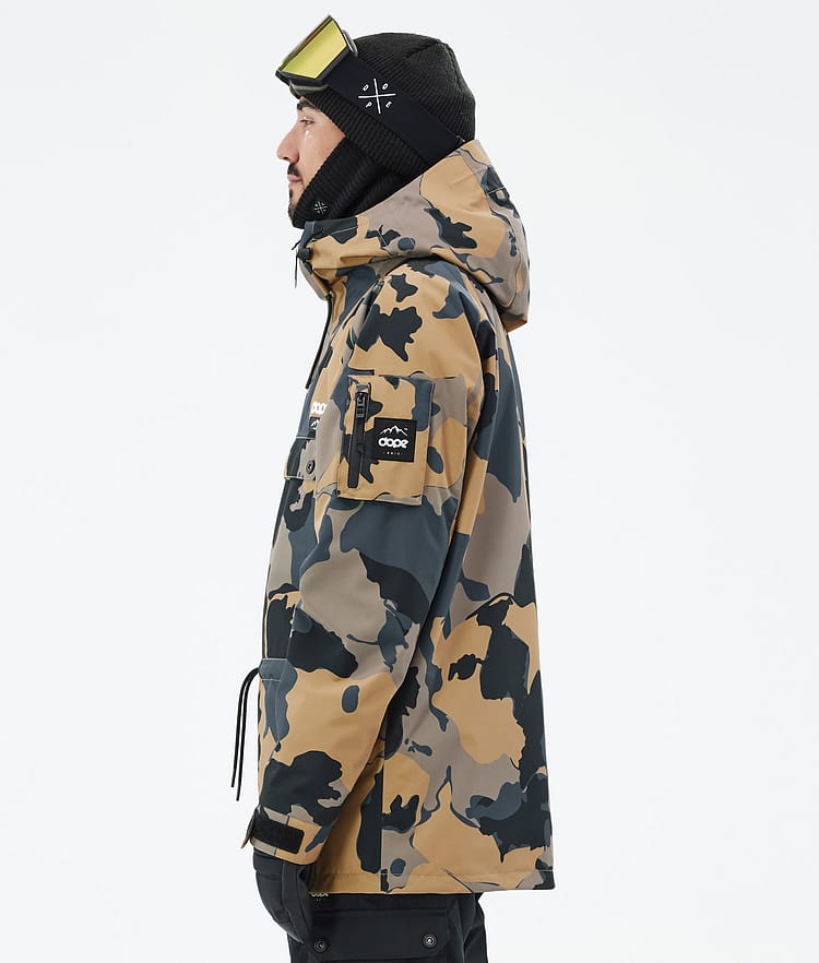 Dope Annok Veste de Ski Homme Walnut Camo, Image 6 sur 9