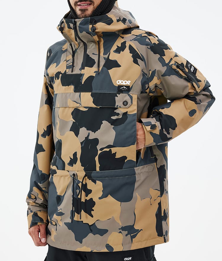 Dope Annok Snowboard Jacket Men Walnut Camo Renewed, Image 8 of 9