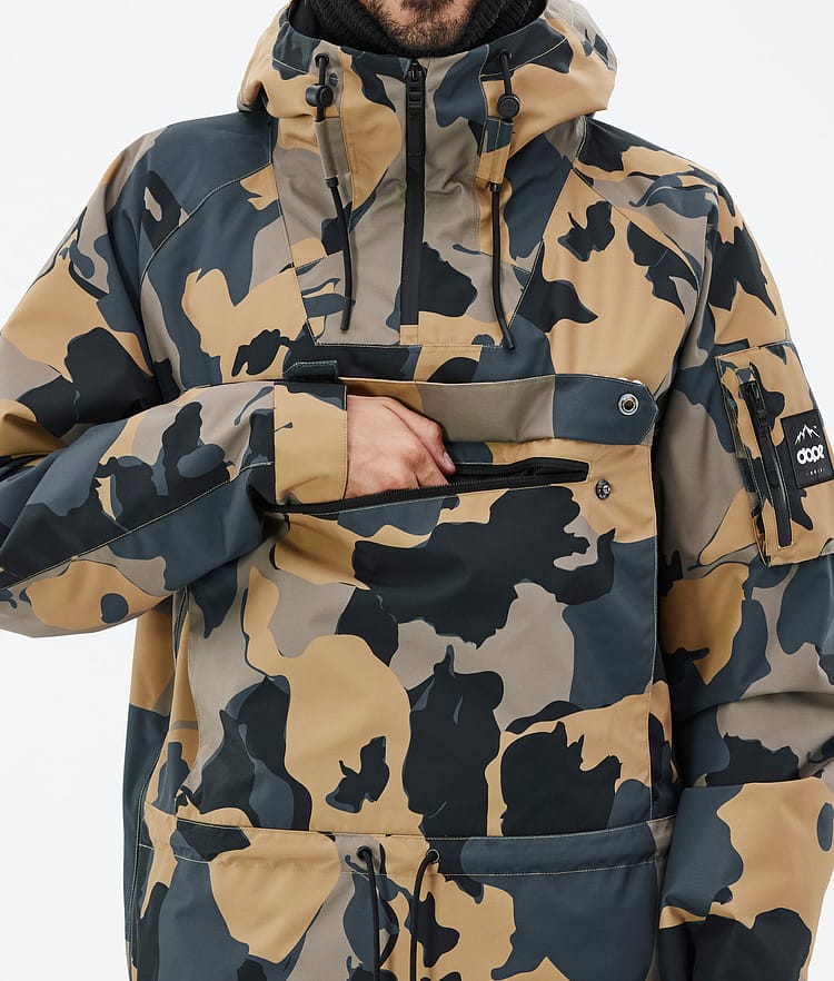 Dope Annok Kurtka Snowboardowa Mężczyźni Walnut Camo, Zdjęcie 9 z 9