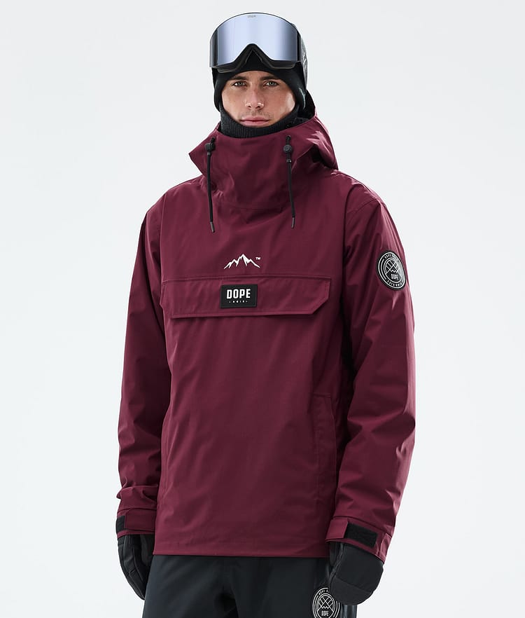 Dope Blizzard Snowboard Jacket Men Burgundy Renewed, Image 1 of 9