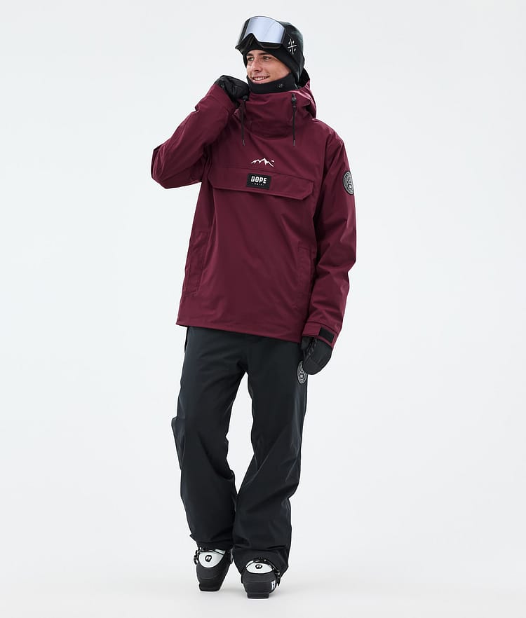 Dope Blizzard Ski Jacket Men Burgundy, Image 3 of 9