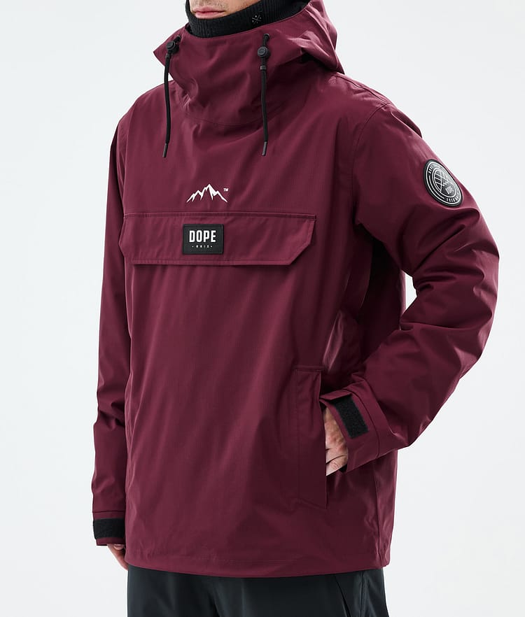 Dope Blizzard Snowboard Jacket Men Burgundy Renewed, Image 8 of 9