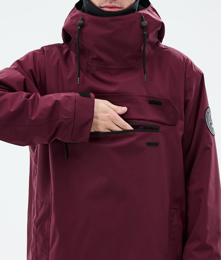 Dope Blizzard Ski Jacket Men Burgundy, Image 9 of 9