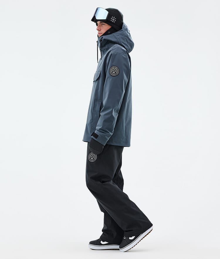 Dope Blizzard Snowboard Jacket Men Metal Blue Renewed, Image 4 of 9