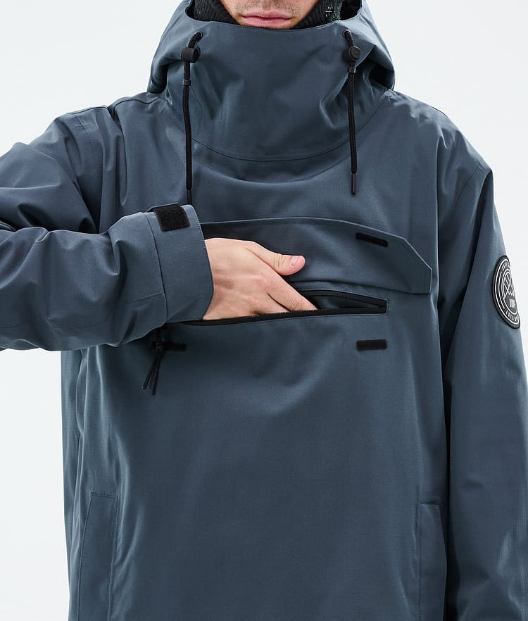 Dope Blizzard Snowboard Jacket Men Metal Blue Renewed, Image 9 of 9