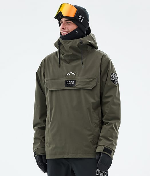 Dope Blizzard Ski Jacket Men Olive Green