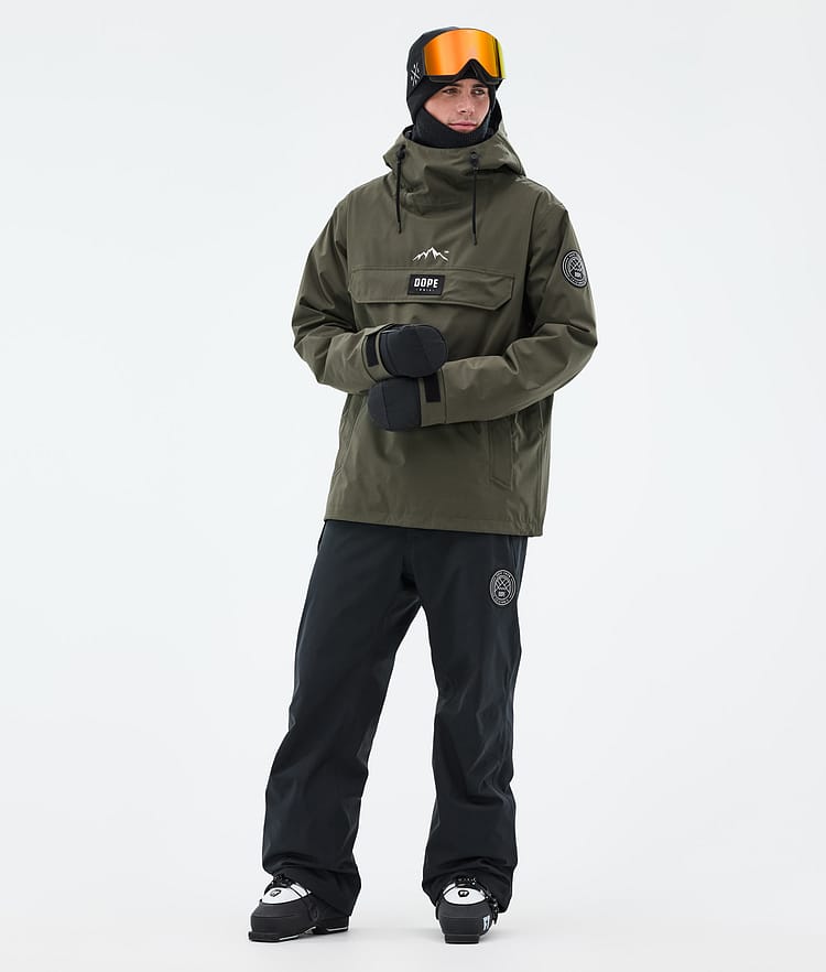 Dope Blizzard Ski Jacket Men Olive Green, Image 3 of 9