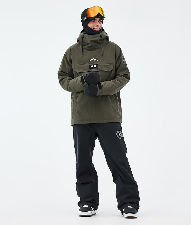 Dope Blizzard Snowboard Jacket Men Olive Green Renewed, Image 3 of 9