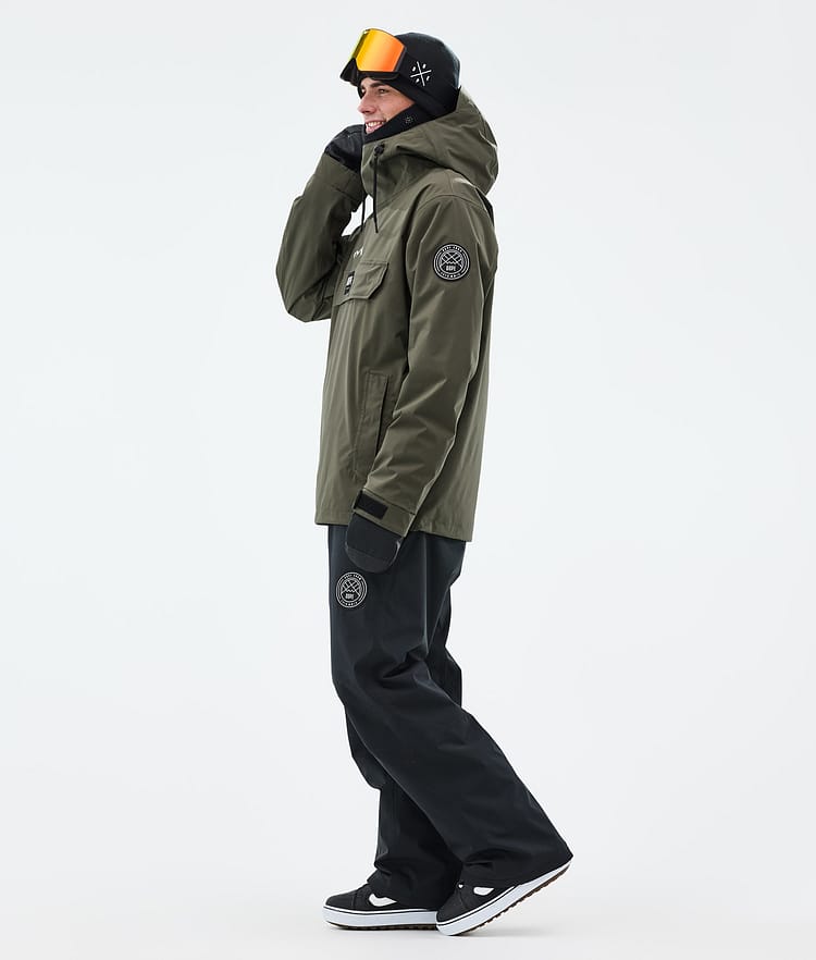 Dope Blizzard Snowboard Jacket Men Olive Green Renewed, Image 4 of 9
