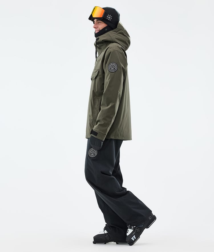 Dope Blizzard Ski Jacket Men Olive Green, Image 4 of 9