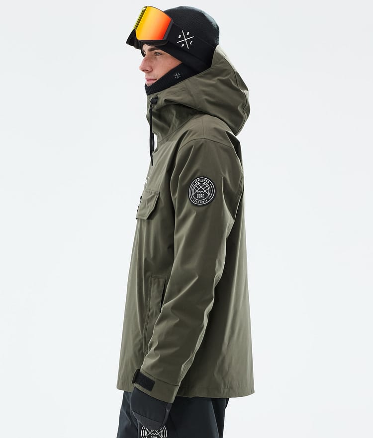 Dope Blizzard Snowboard Jacket Men Olive Green Renewed, Image 6 of 9