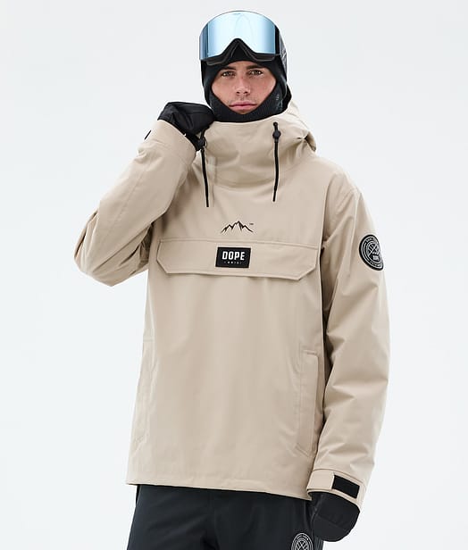Dope Blizzard Ski Jacket Men Sand