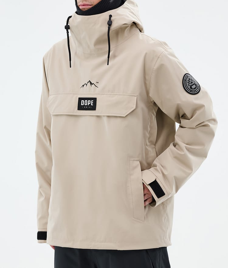 Dope Blizzard Snowboard Jacket Men Sand Renewed, Image 8 of 9