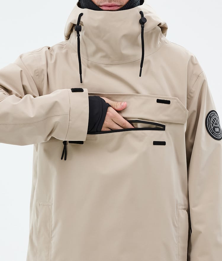 Dope Blizzard Snowboard Jacket Men Sand Renewed, Image 9 of 9