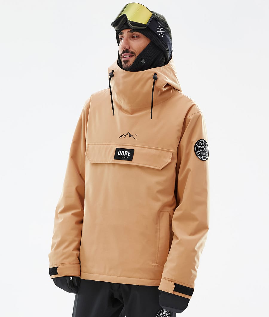 Dope Blizzard Men's Ski Jacket Khaki Yellow