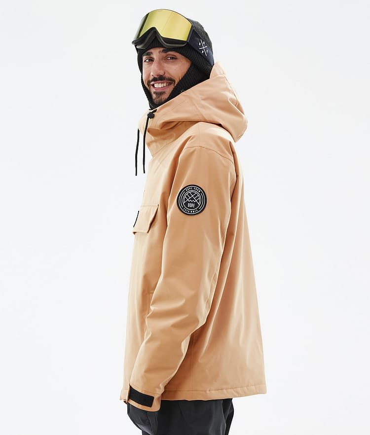 Dope Blizzard Snowboard Jacket Men Khaki Yellow, Image 6 of 9