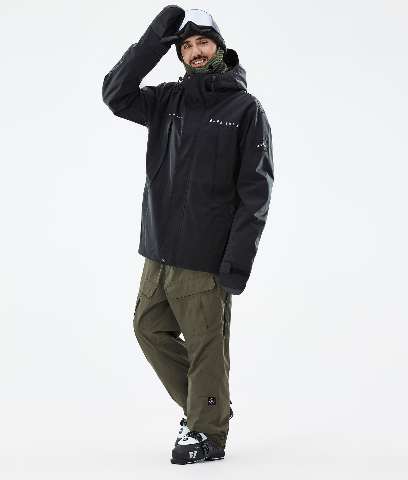 Dope Ranger Veste de Ski Homme Black, Image 3 sur 10