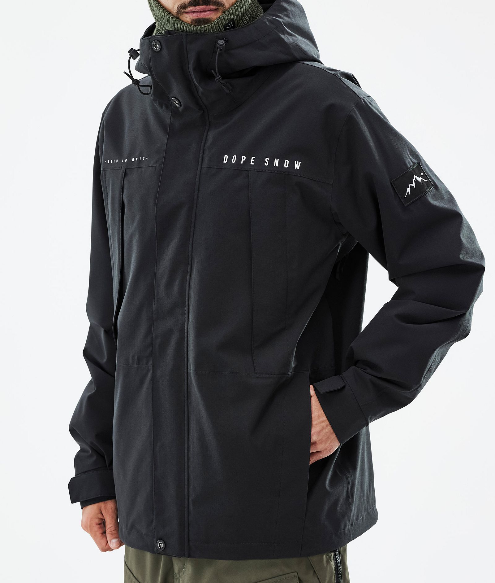 Dope Ranger Veste Snowboard Homme Black, Image 8 sur 10