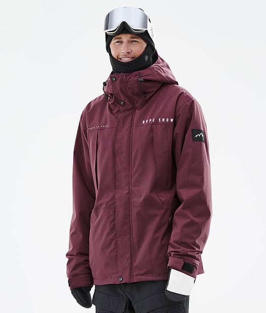 Dope Ranger Kurtka Snowboardowa Mężczyźni Burgundy