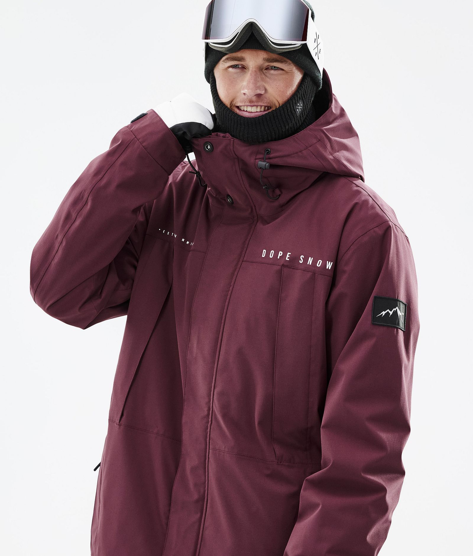 Dope Ranger Giacca Sci Uomo Burgundy, Immagine 2 di 10