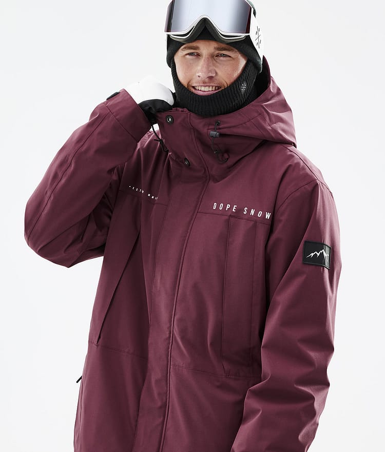 Dope Ranger Ski jas Heren Burgundy, Afbeelding 2 van 10