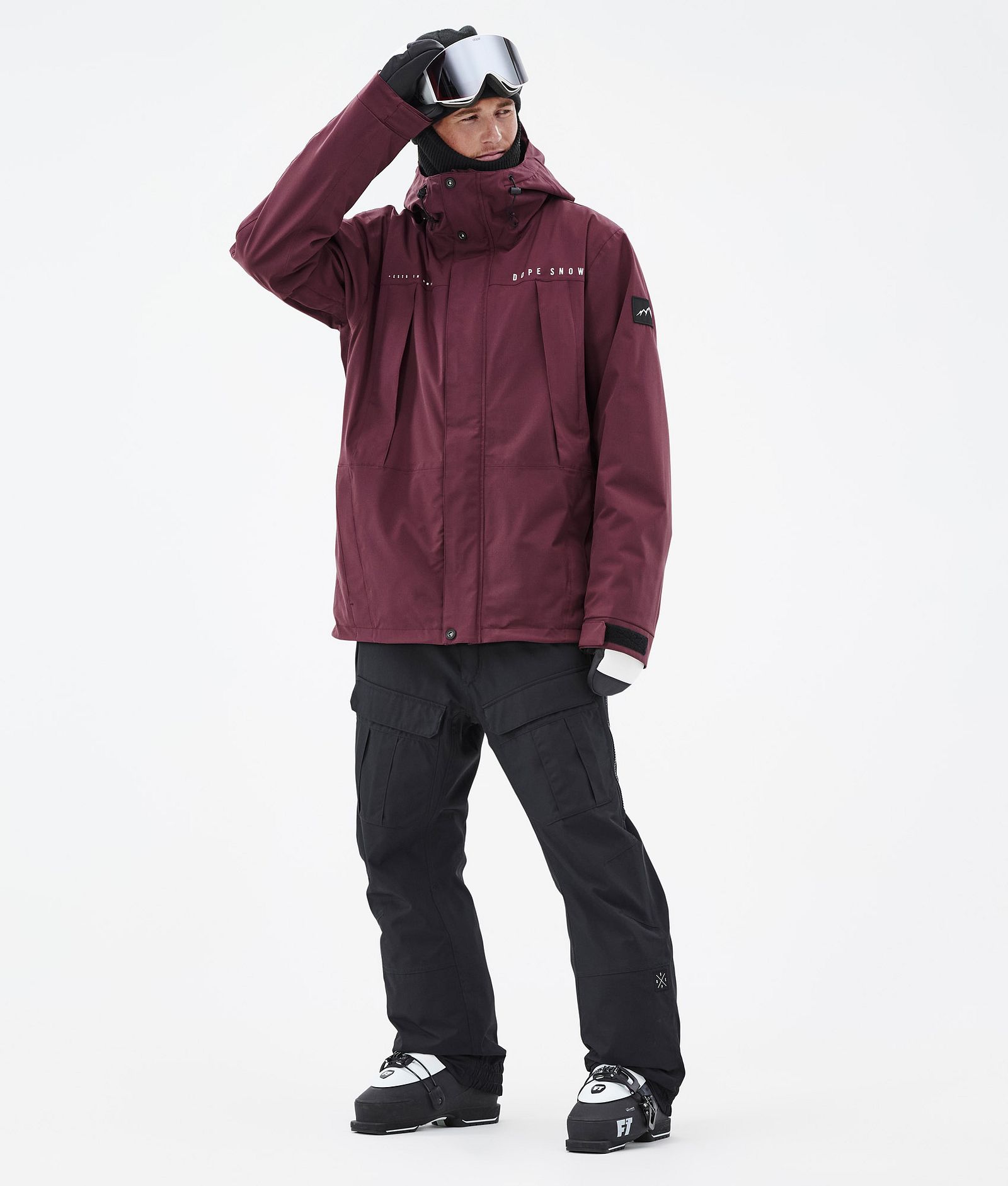 Dope Ranger Giacca Sci Uomo Burgundy, Immagine 3 di 10