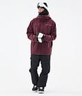 Dope Ranger Snowboardjakke Herre Burgundy, Billede 3 af 10