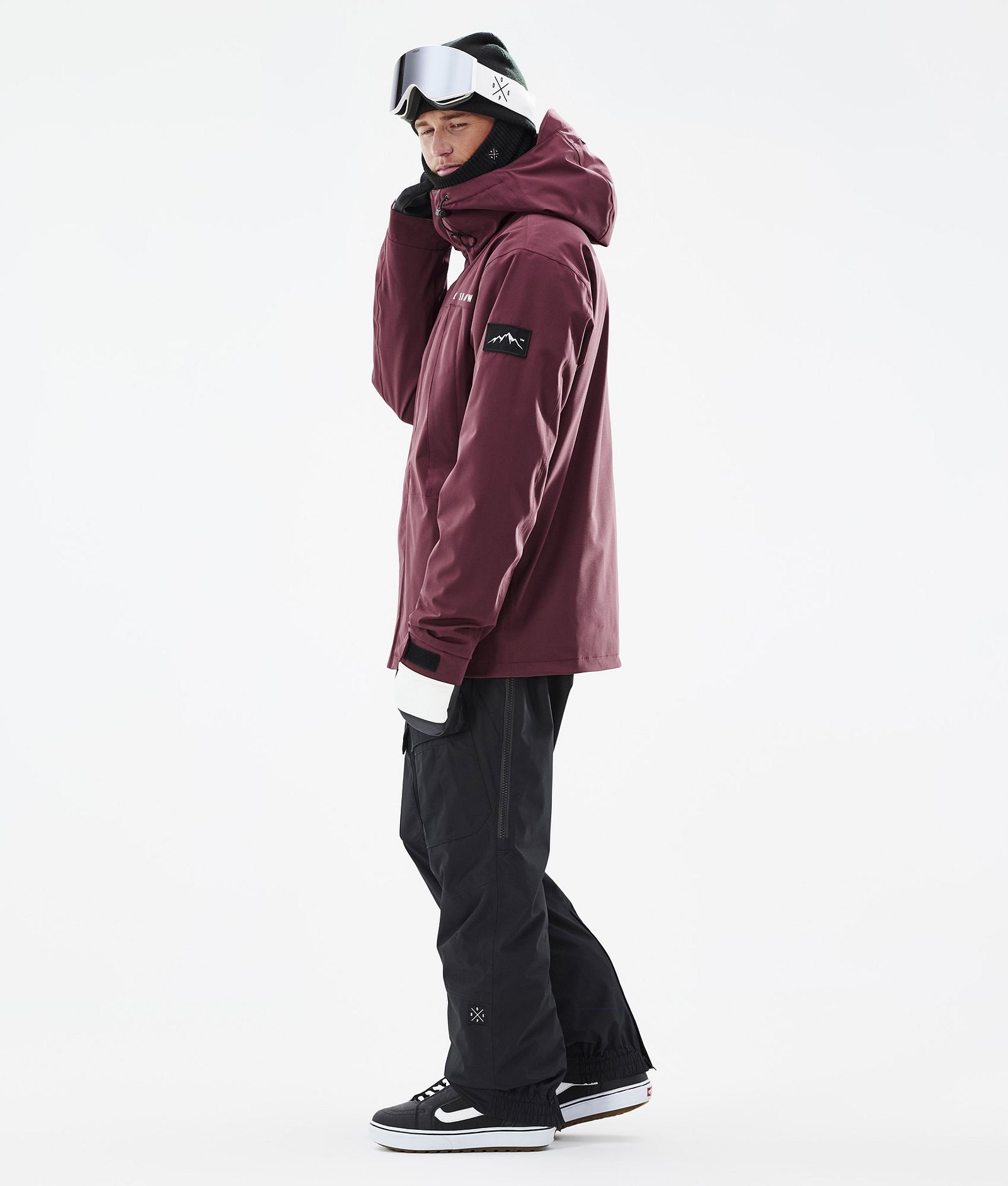 Dope Ranger Snowboardjakke Herre Burgundy, Billede 4 af 10