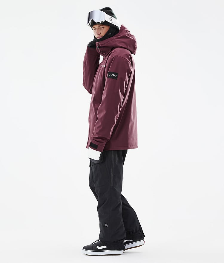 Dope Ranger Veste Snowboard Homme Burgundy, Image 4 sur 10