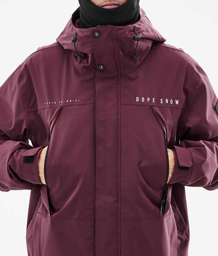 Dope Ranger Ski jas Heren Burgundy, Afbeelding 9 van 10