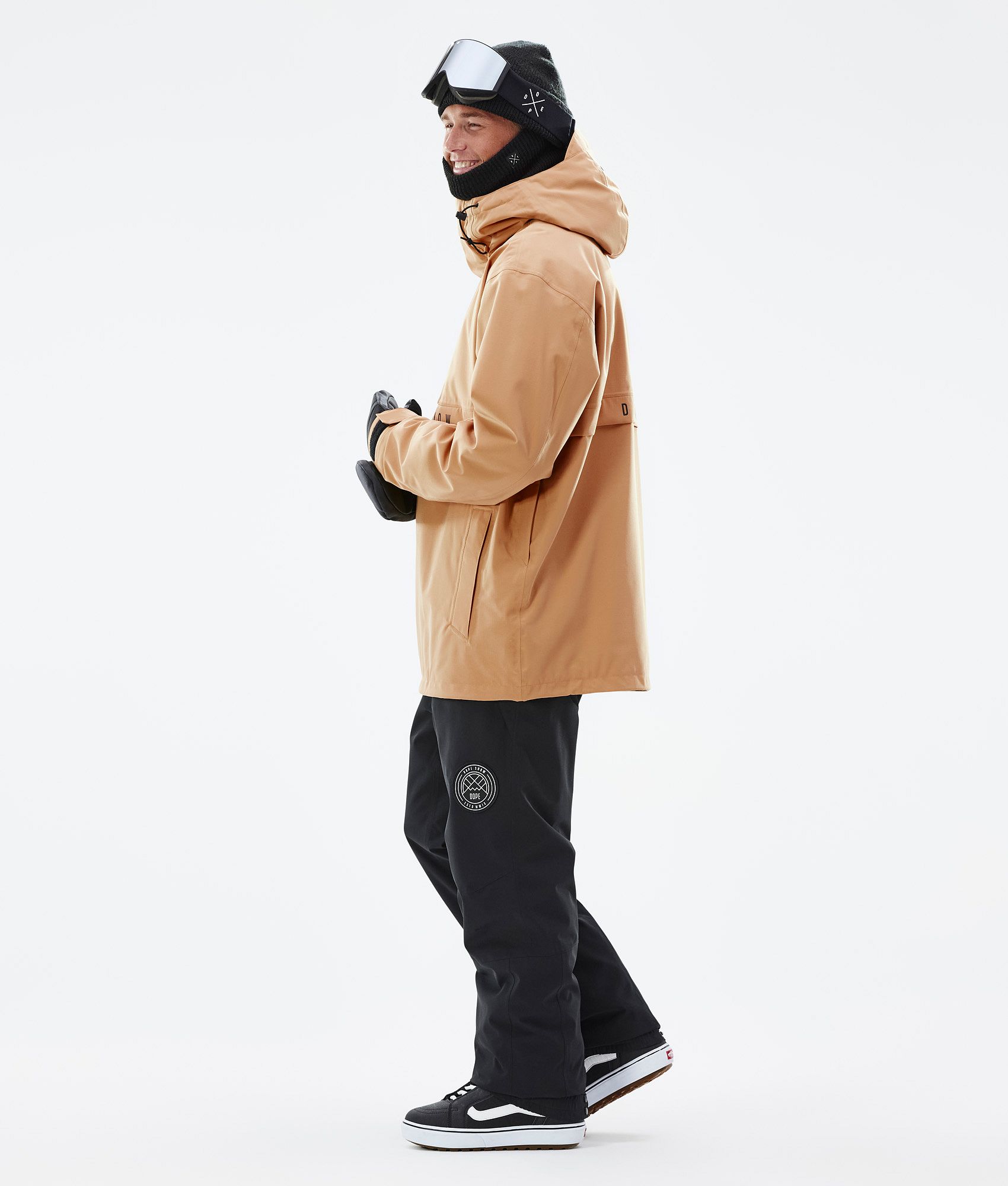 Snowboard online jacket yellow