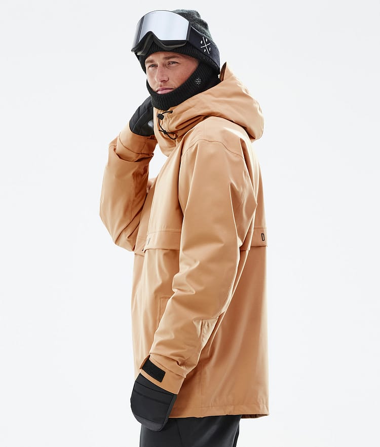 Dope Legacy Kurtka Snowboardowa Mężczyźni Khaki Yellow Renewed, Zdjęcie 6 z 9