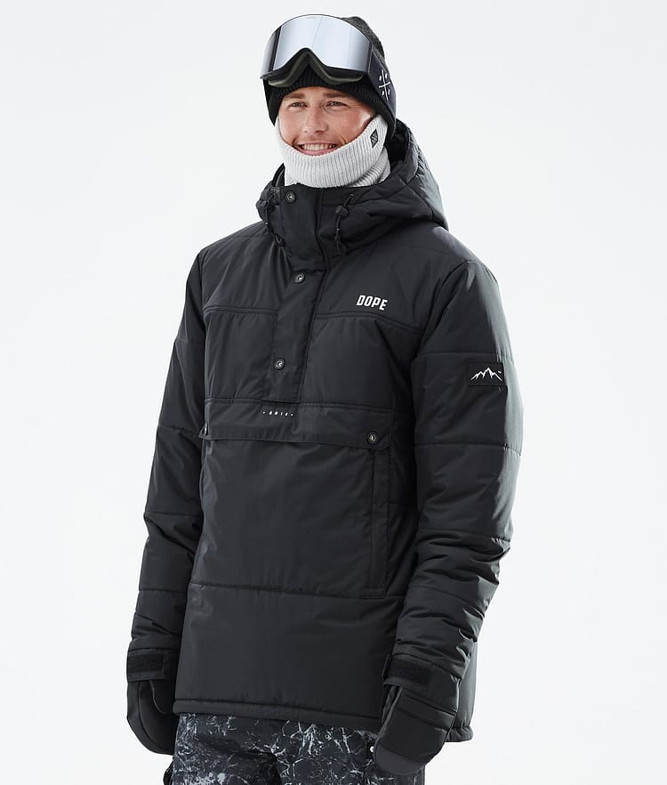 Dope Puffer Kurtka Snowboardowa Mężczyźni Black Renewed, Zdjęcie 1 z 9