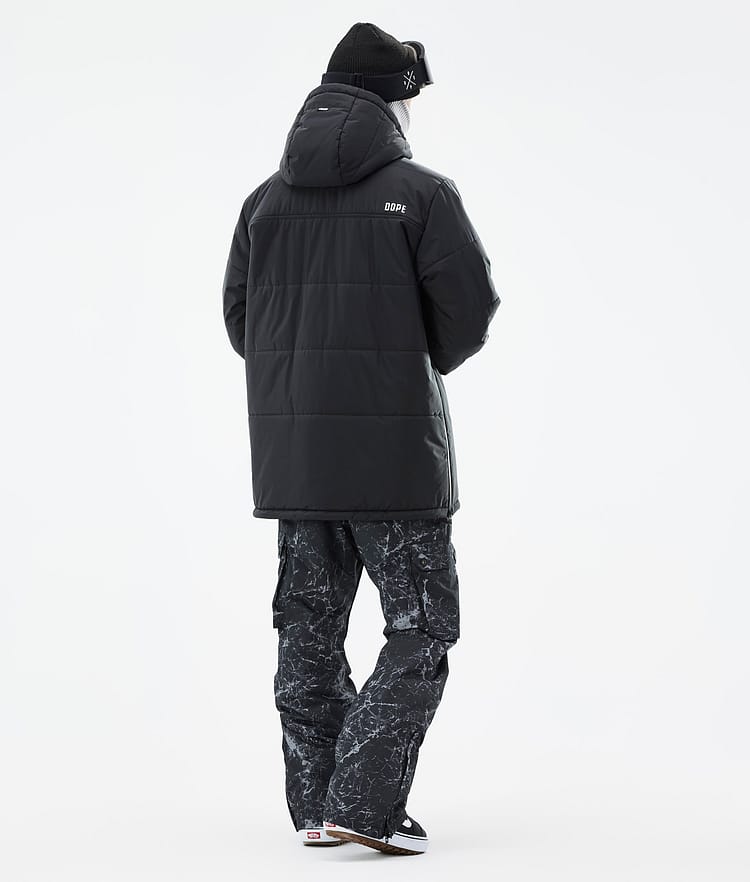 Dope Puffer Veste Snowboard Homme Black Renewed, Image 5 sur 9