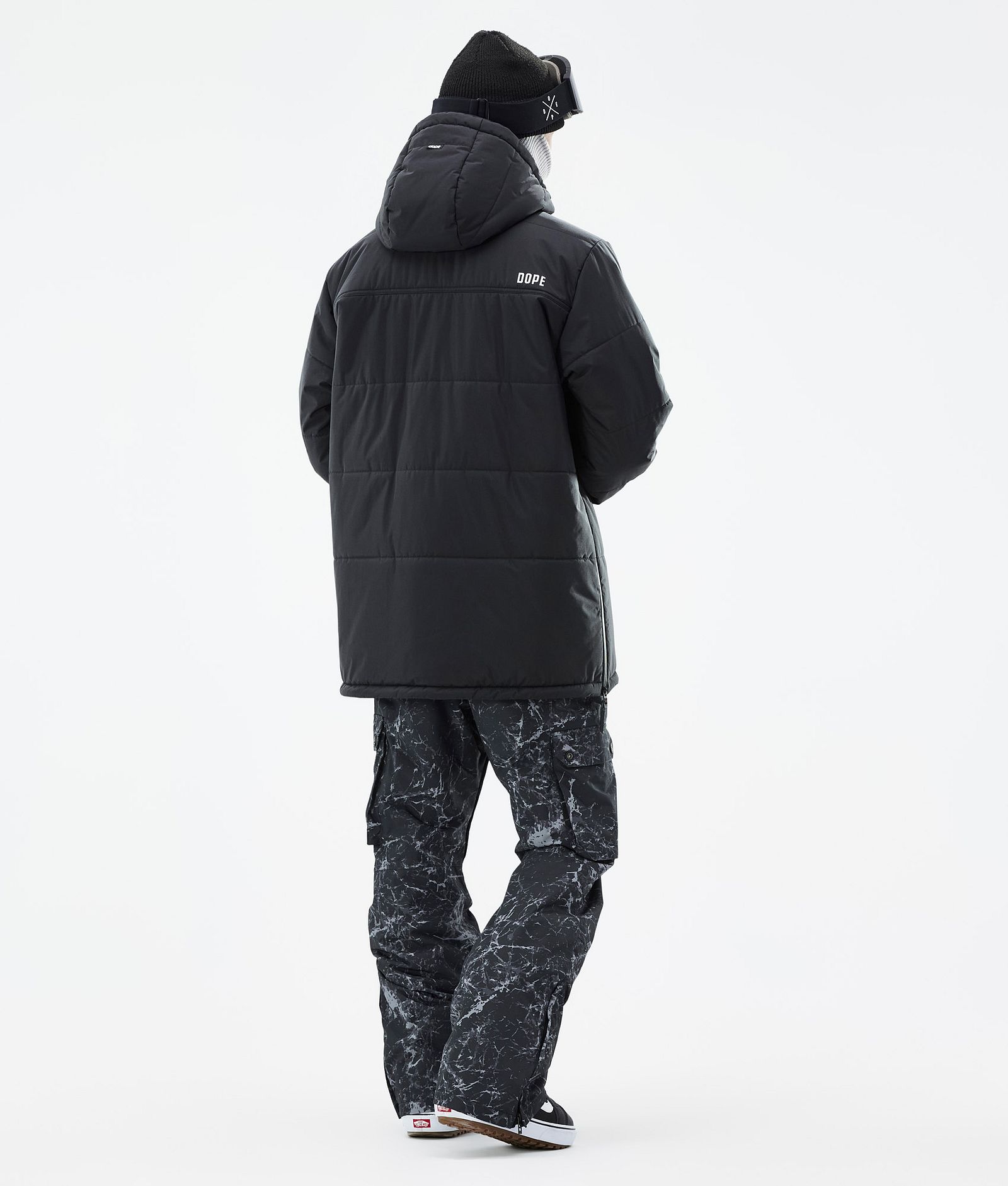 Dope Puffer Snowboard jas Heren Black Renewed